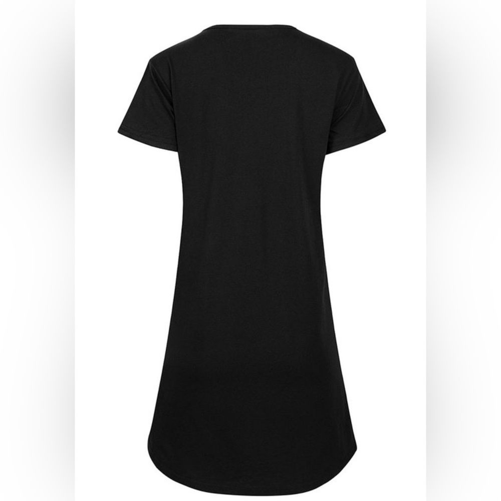 Black Scaredy Cats T-shirt Dress 3X - Picture 2 of 2